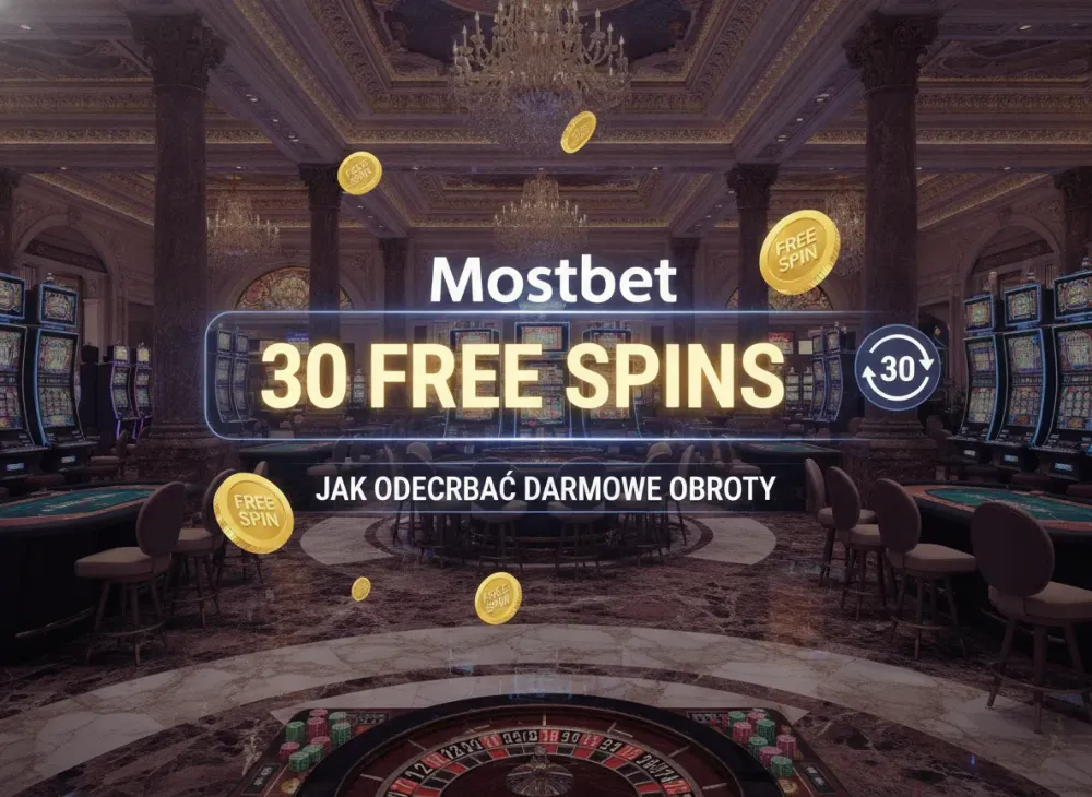 Mostbet 30 free spins – jak odebrać darmowe obroty
